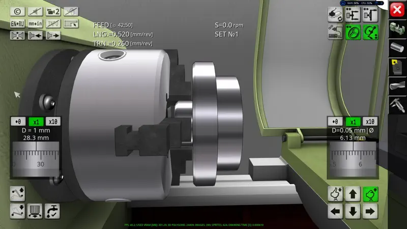 1K62 Lathe Simulator screenshot 10 of 10