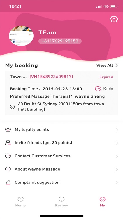 WAYNE MASSAGE screenshot-3