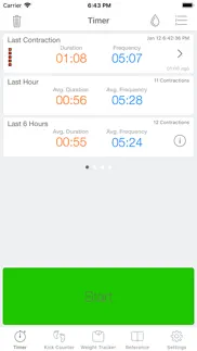 full term - contraction timer iphone screenshot 1