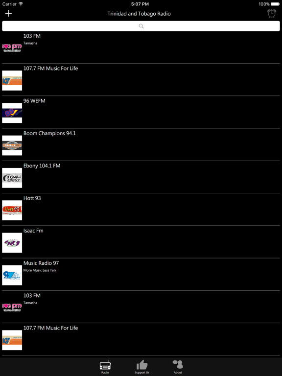 Trinidad and Tobago Radio iPad screenshot 1 - Entertainment app