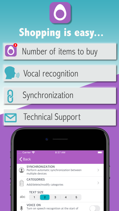 SHOPPPY  Voice Grocery List screenshot 2