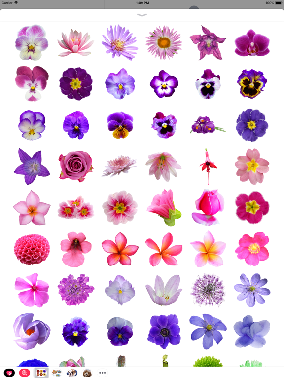 Screenshot #5 pour 100+ Flower Stickers