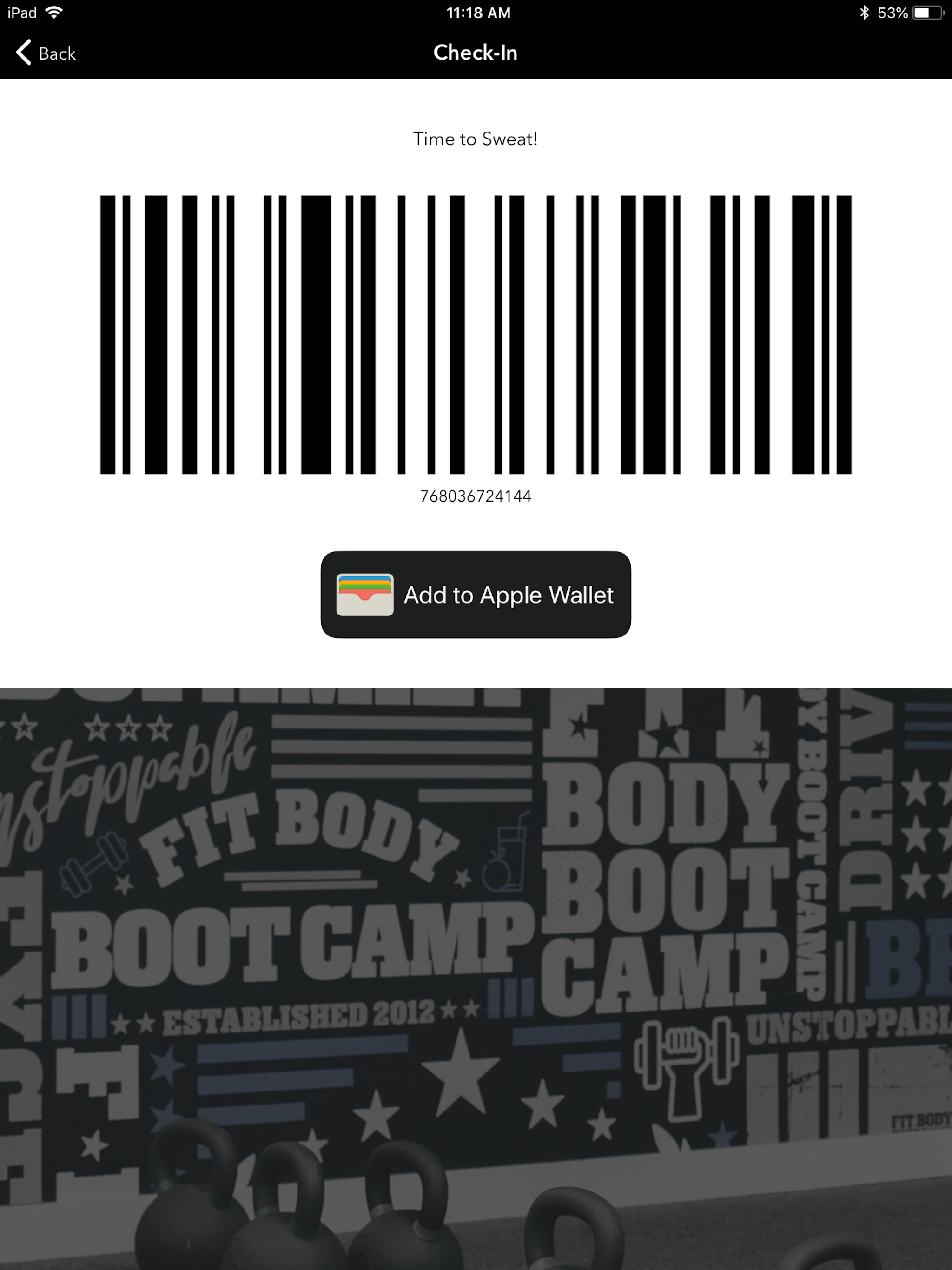 Fit Body Check In - Canada