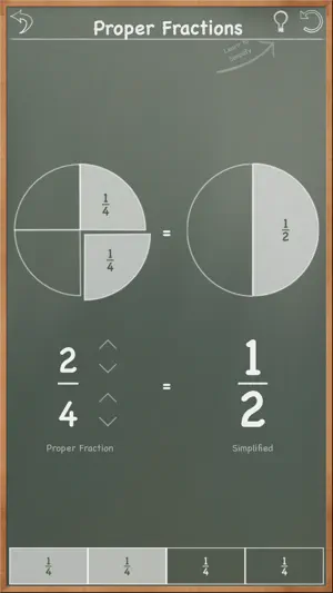 MathBoard Fractions screenshot 2