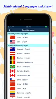 multinational voix traductrice iPhone Captures Décran 3