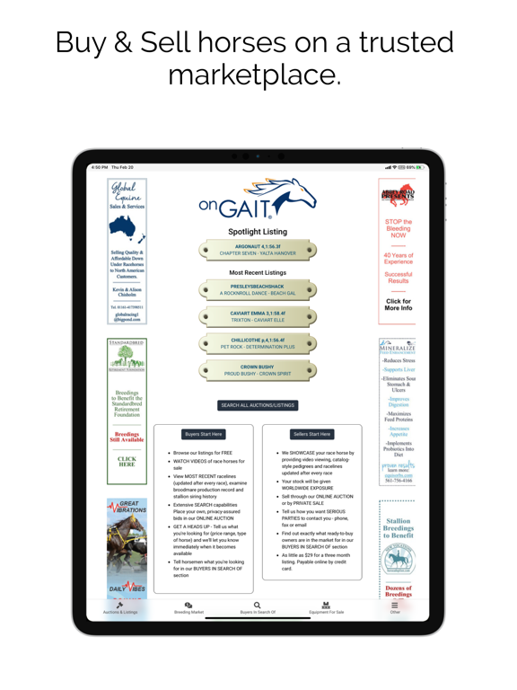 onGait iPad screenshot 1 - Sports app