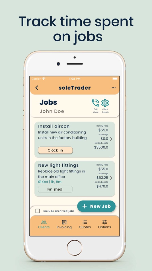 #1. Sole Trader - Quotes, Invoices (iOS) 由: Greater Web Publishing