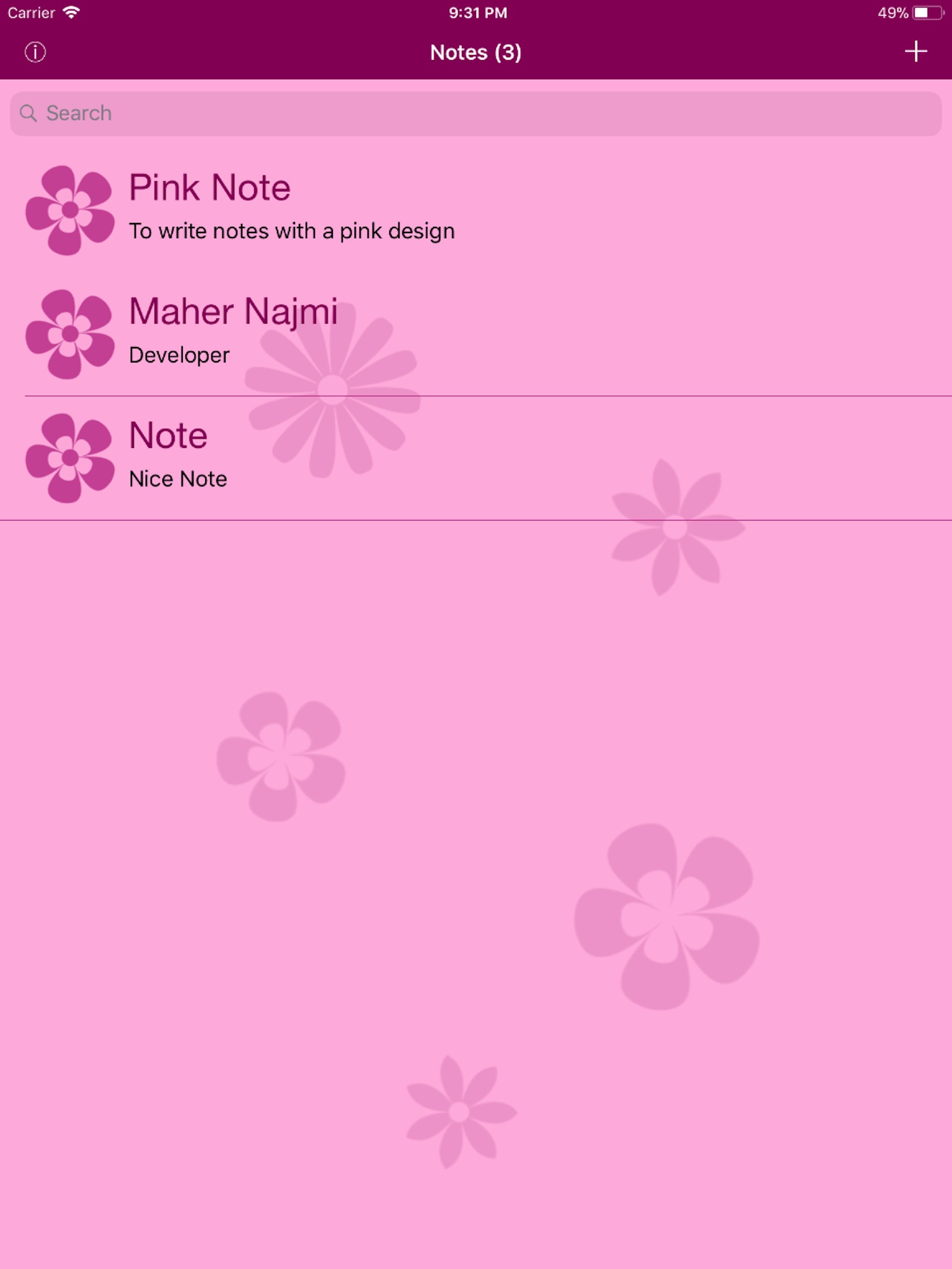 Pink Note - پينك نوت screenshot 2