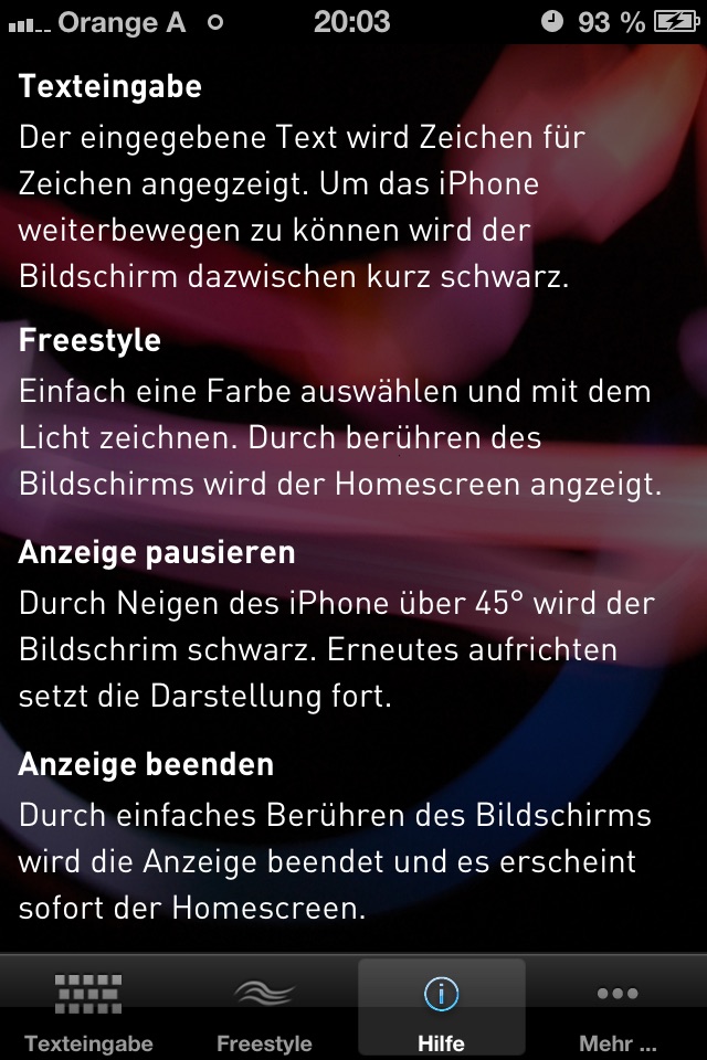 reizLICHTER screenshot 4