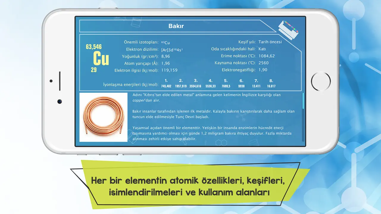 Periyodik Tablo Bilim Genç iPhone Ekran Görüntüsü 7