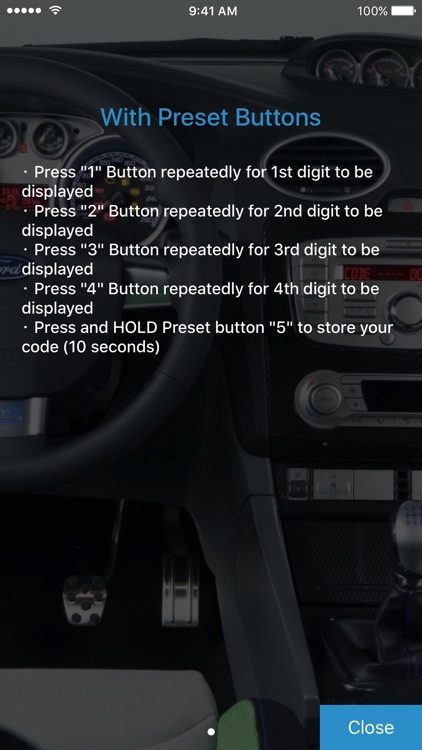 Radio Code for Ford M screenshot-3