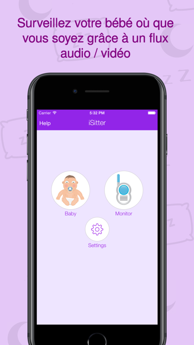 Screenshot #1 pour iSitter - Moniteur vidéo bébé