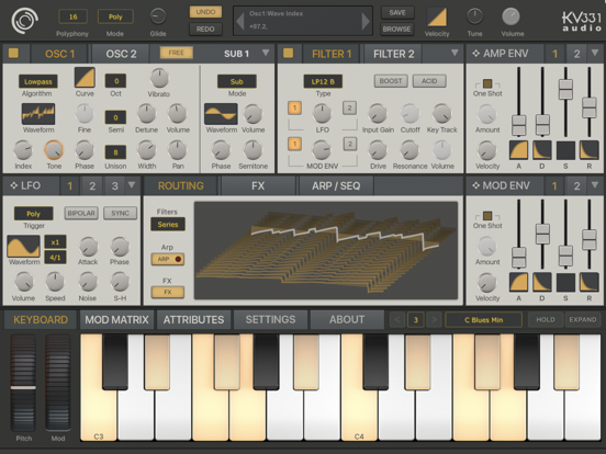 SynthMaster One iPad app afbeelding 2