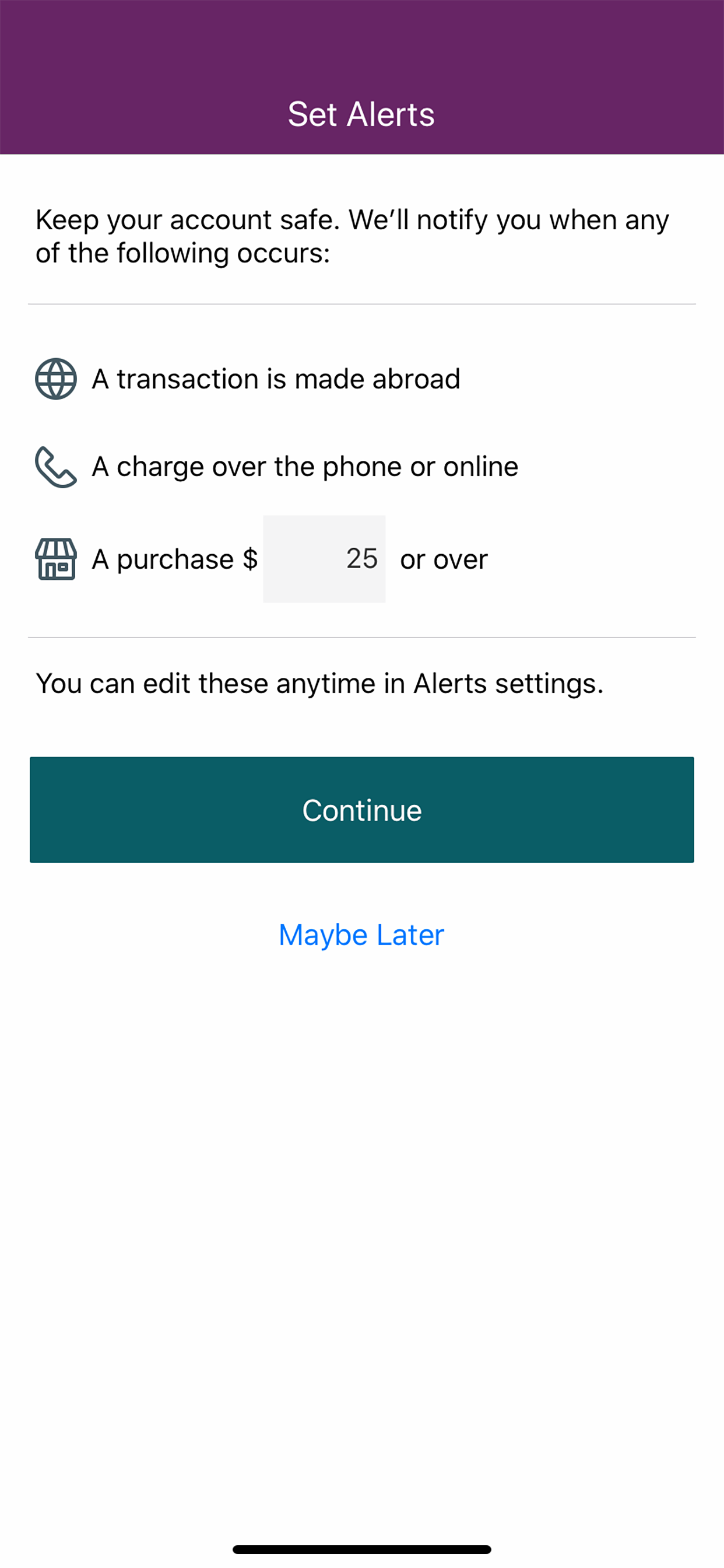 AlaTrust Card Controls screenshot 8