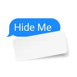 Peel and Paste Hide Out Text App Contact