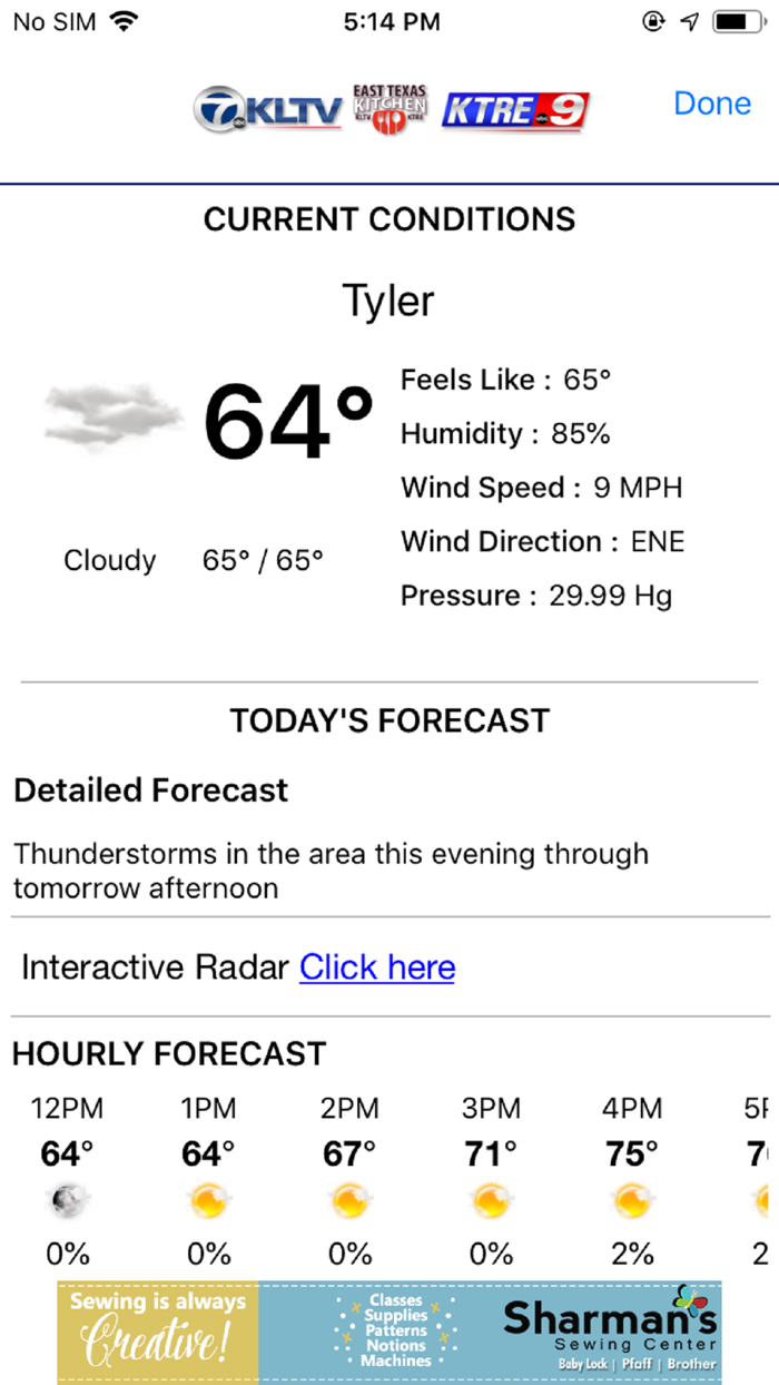 KLTV and KTRE East TX Kitchen