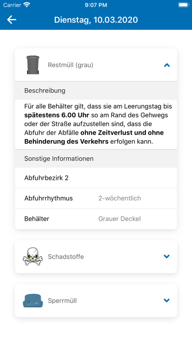 Screenshot #3 pour Abfallkalender Enger