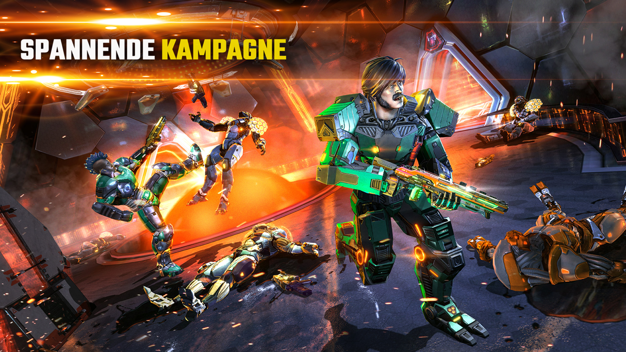Shadowgun Legends: Online FPS iOS Mod IPA screenshot 3 - iOS game interface