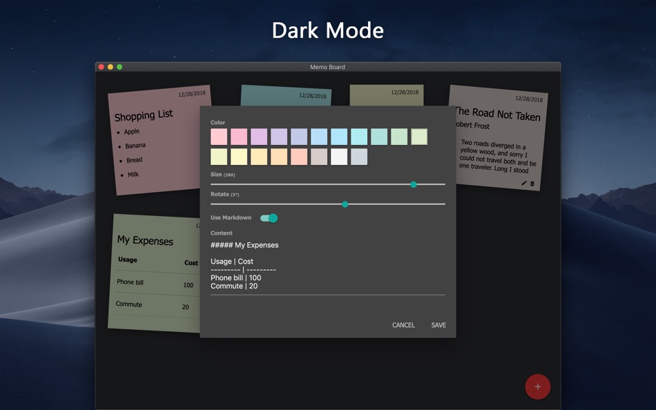 #4. Memo Board (macOS) 由: 星翰 朱