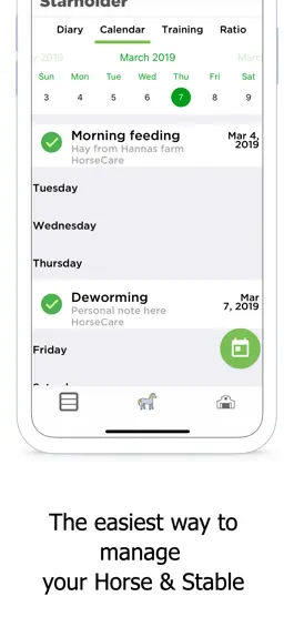 Game screenshot HorseCare: Calendar, Diary apk