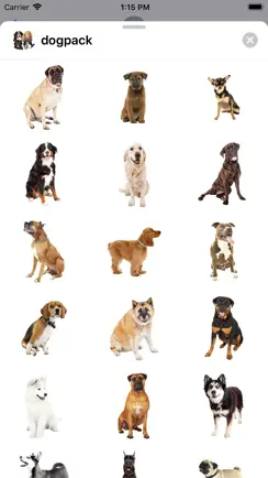 Dog Pack Stickers iPhone image 1
