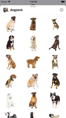 Game screenshot Dog Pack Stickers mod apk