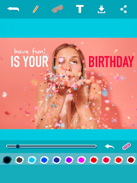 Draw on Photos – Add Stickers iPad screenshot 4 - Photo & Video app