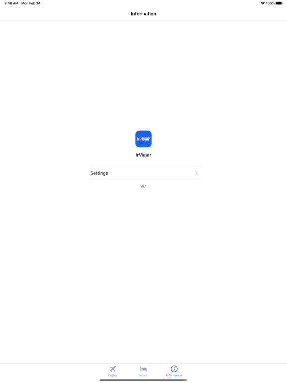 IrViajar iPad screenshot 5 - Travel app