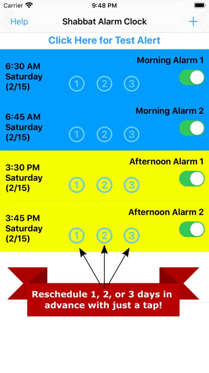 Shabbat Alarm Clock screenshot-3