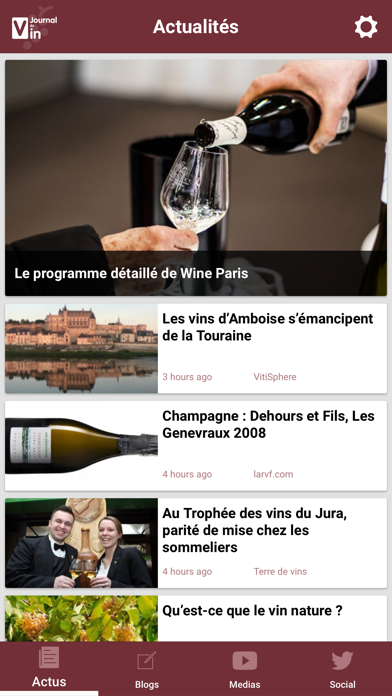 Screenshot #1 pour Journal du vin