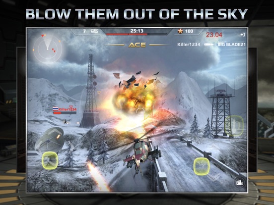 Battle Copters iPad app afbeelding 1