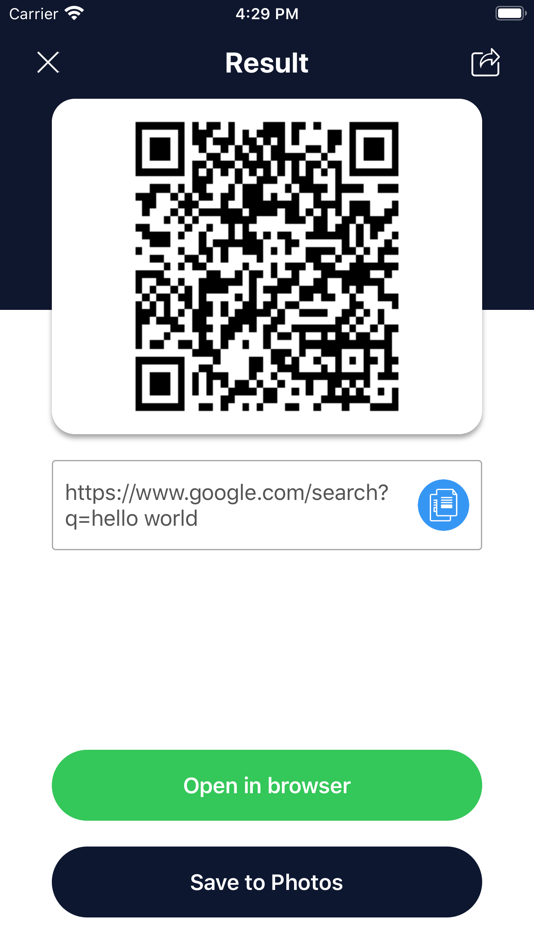 #3. QR Code Scanner & QR Gen (iOS) By: Ivanna Blinova