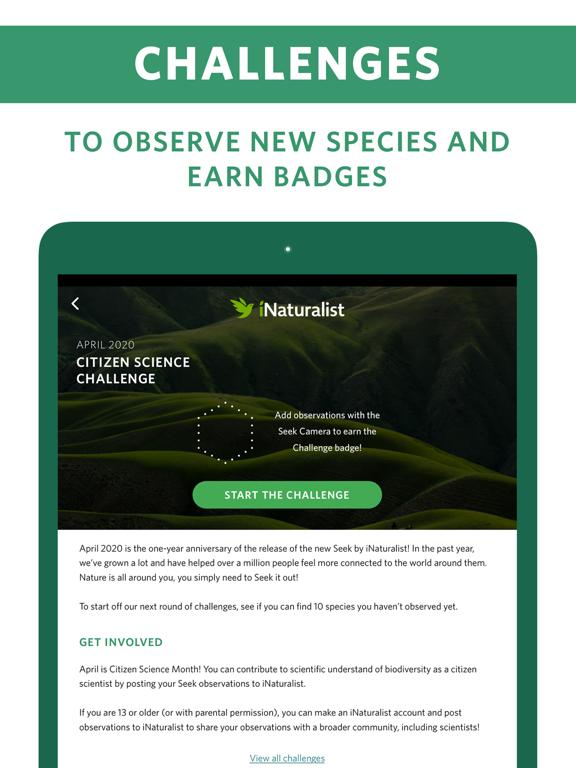 Seek by iNaturalist iPad screenshot 6 - Education app