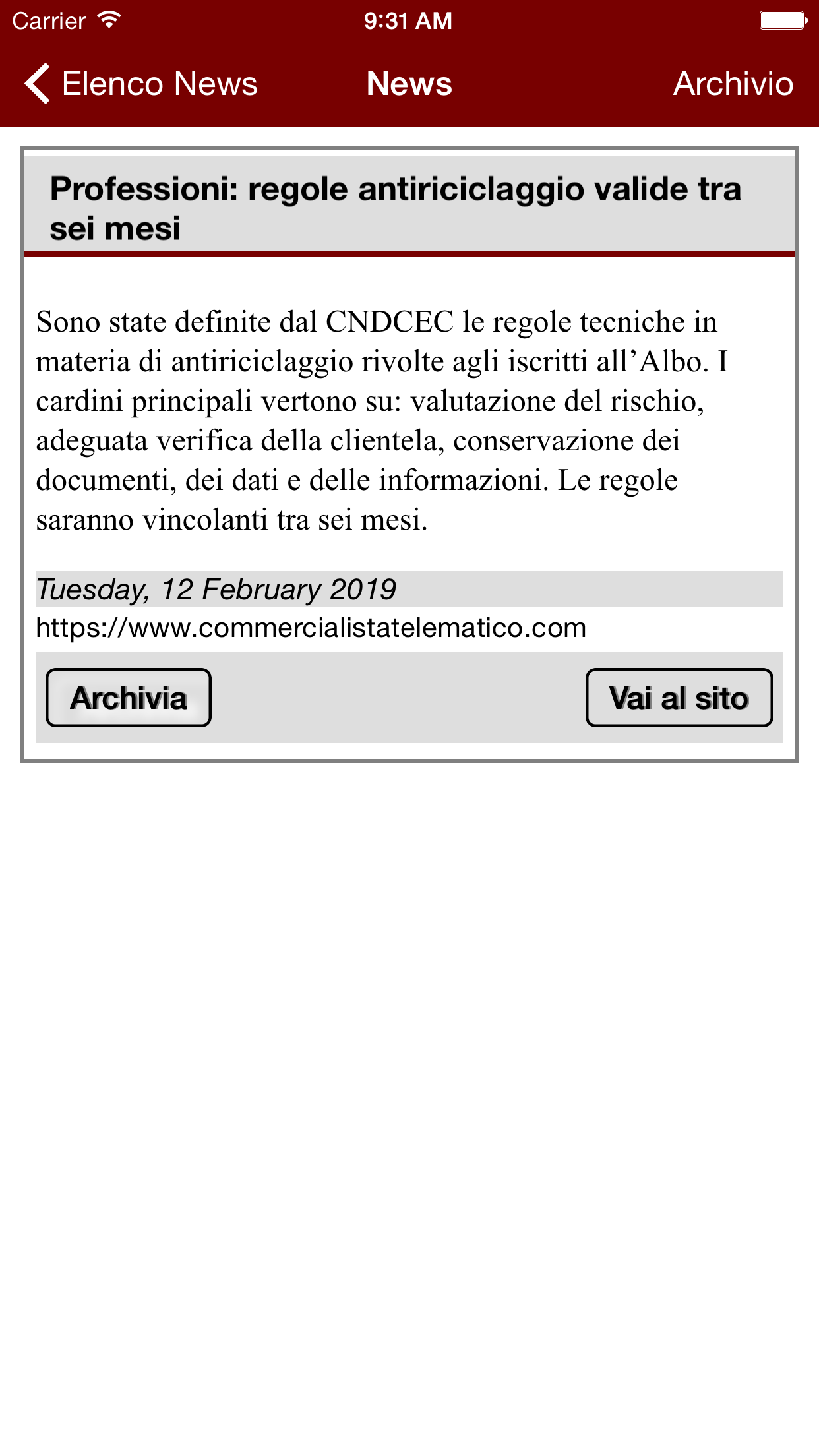 Commercialista Telematico News screenshot 3