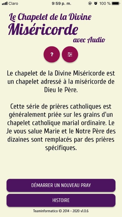 Screenshot #2 pour Chapelet Divine Miséricorde