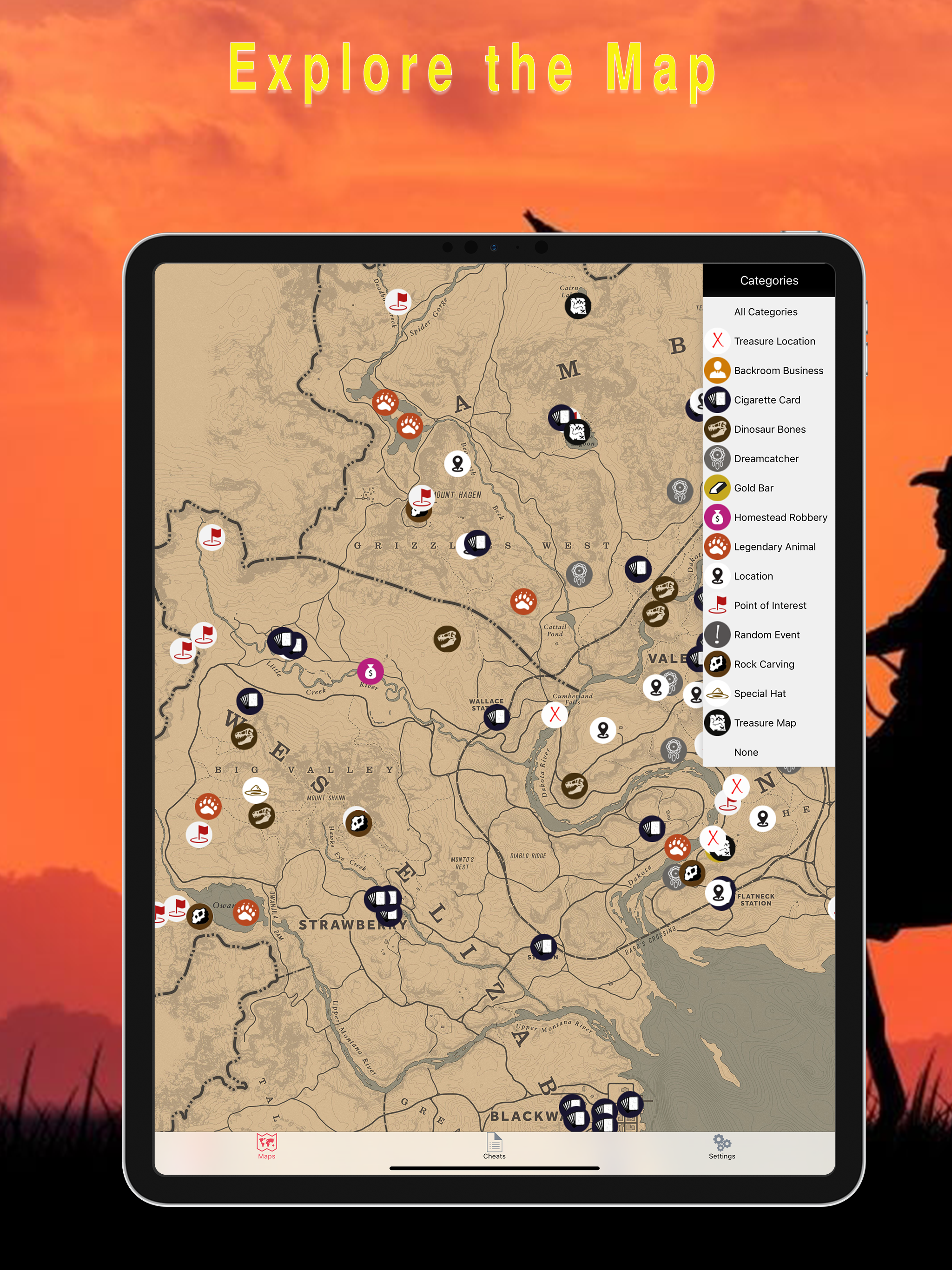 Unofficial rdr2 map & cheats