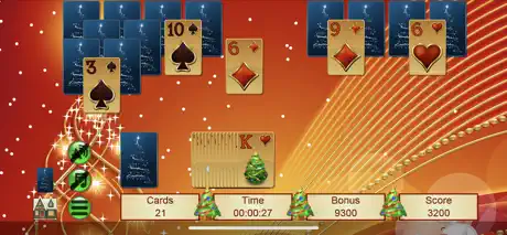Xmas TriPeaks Card Solitaire