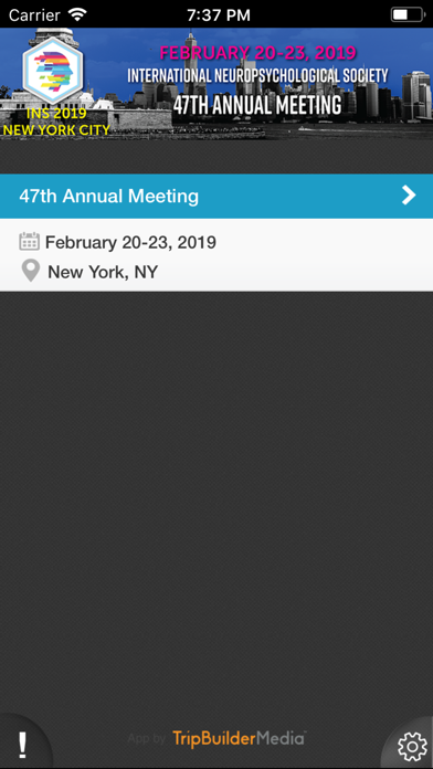 INS 47th Annual Meeting screenshot 2