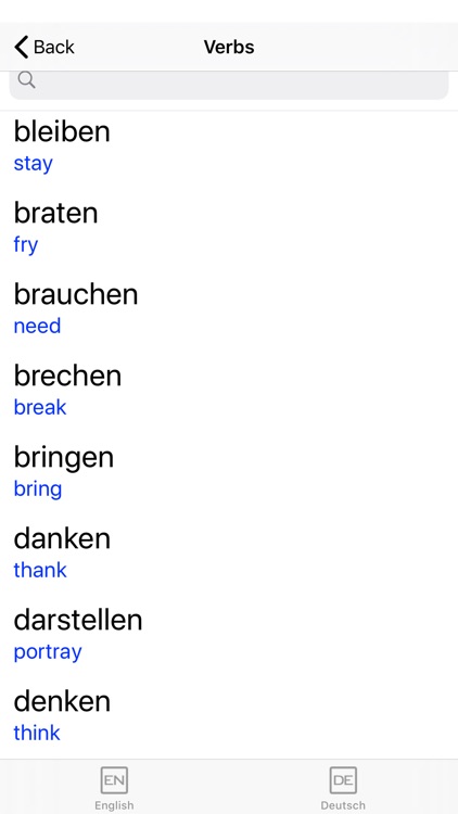 German Verb Blitz