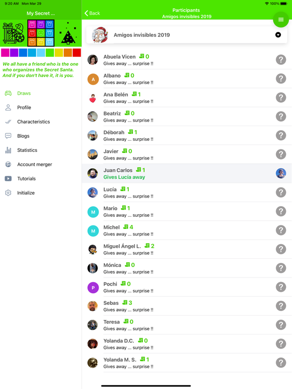 Screenshot #6 pour Mes amis invisibles