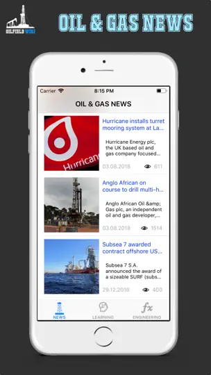 Oil & Gas News iPhone Ekran Görüntüsü 1