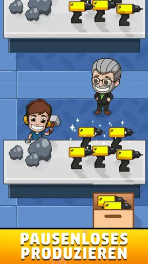 Screenshot von Idle Factory Tycoon: Business! auf dem iPhone 1