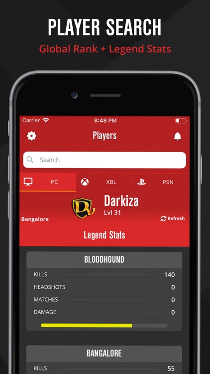 TraX - Stats for Apex Legends