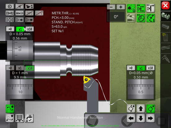 1K62 Lathe Simulator iPad app afbeelding 6
