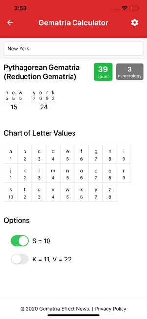 GEN Gematria Calculator on the App Store