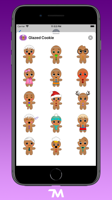 Screenshot 2 of Glazed Cookie Stickers App