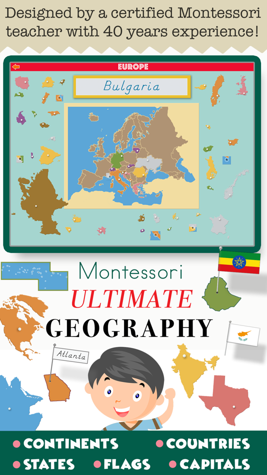 Montessori Geography School Ed - 1.5 - (iOS)