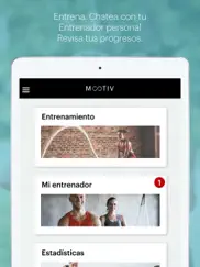 mootiv - entrenador personal ipad capturas de pantalla 2