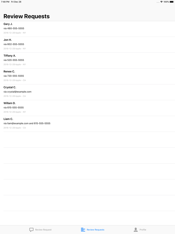 Rocket Reviews iPad screenshot