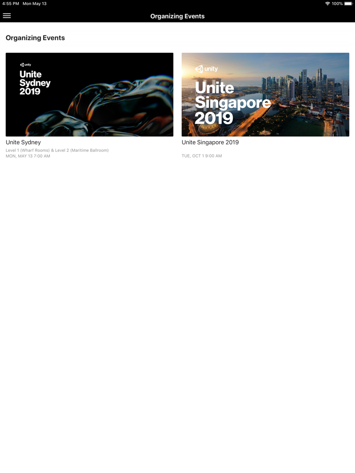 Unity Meetup Organizer